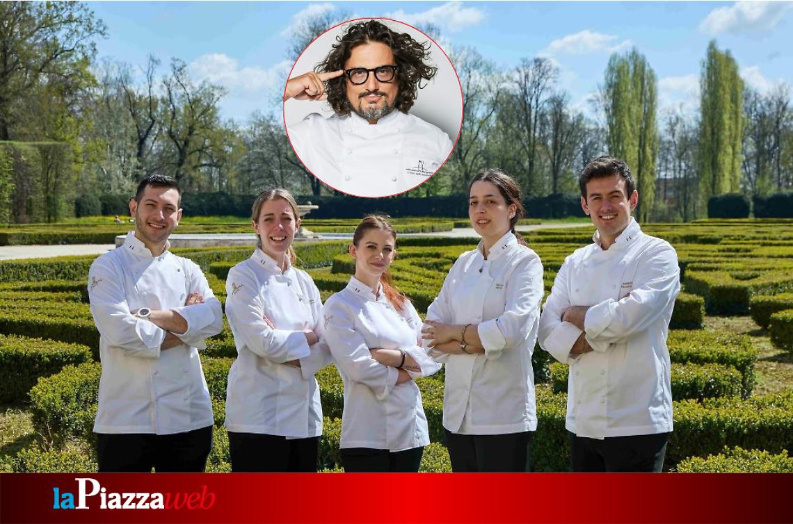 Alessandro Borghese e i cinque partecipanti