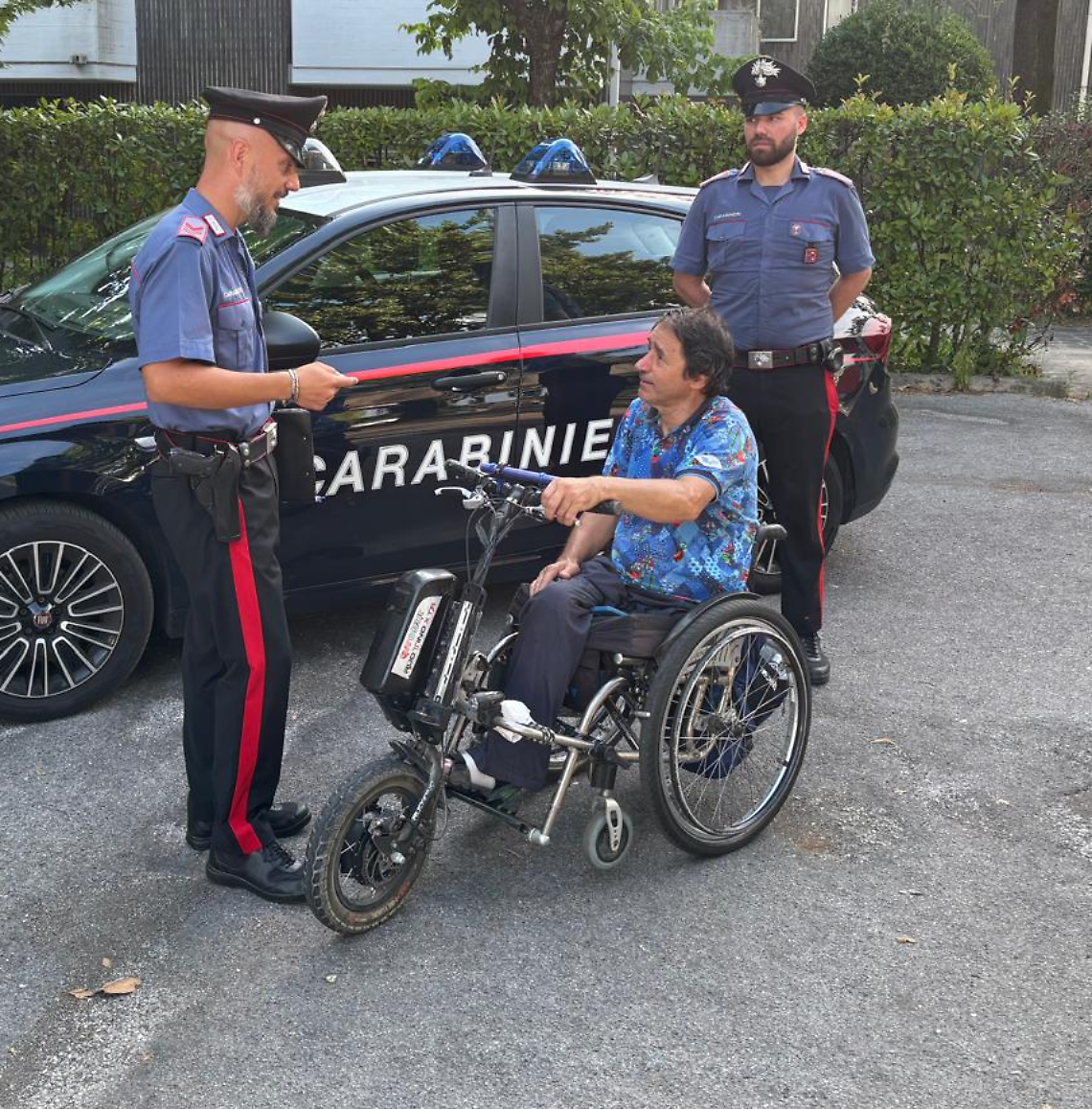 Ritrovato a Cadoneghe il motore rubato di una sedia a rotelle