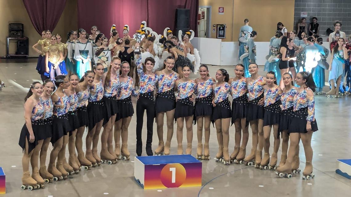 Foto della squadra polesana in gara