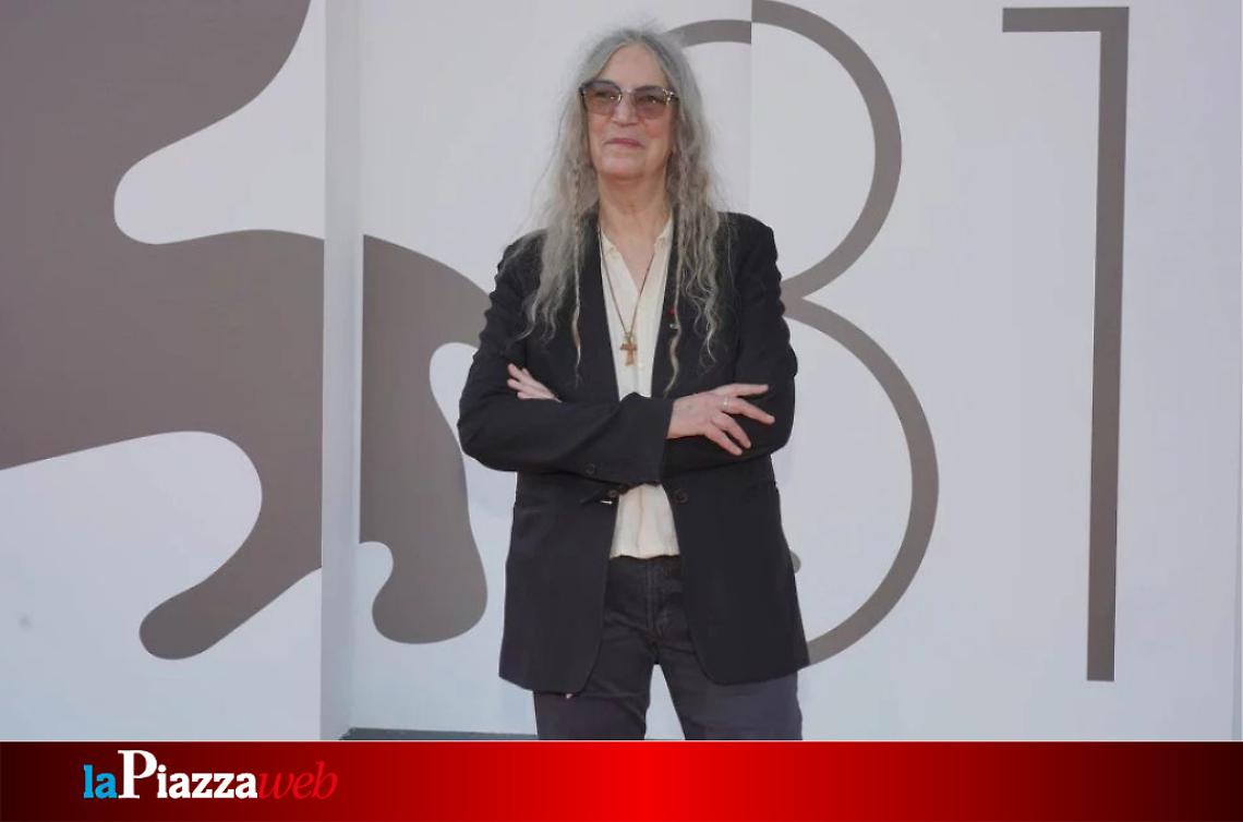 Patti Smith al festival di Venezia l'anno scorso