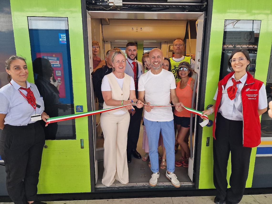 Al via il “Treno del Mare”: da Verona alle spiagge in carrozza, anche con la bici