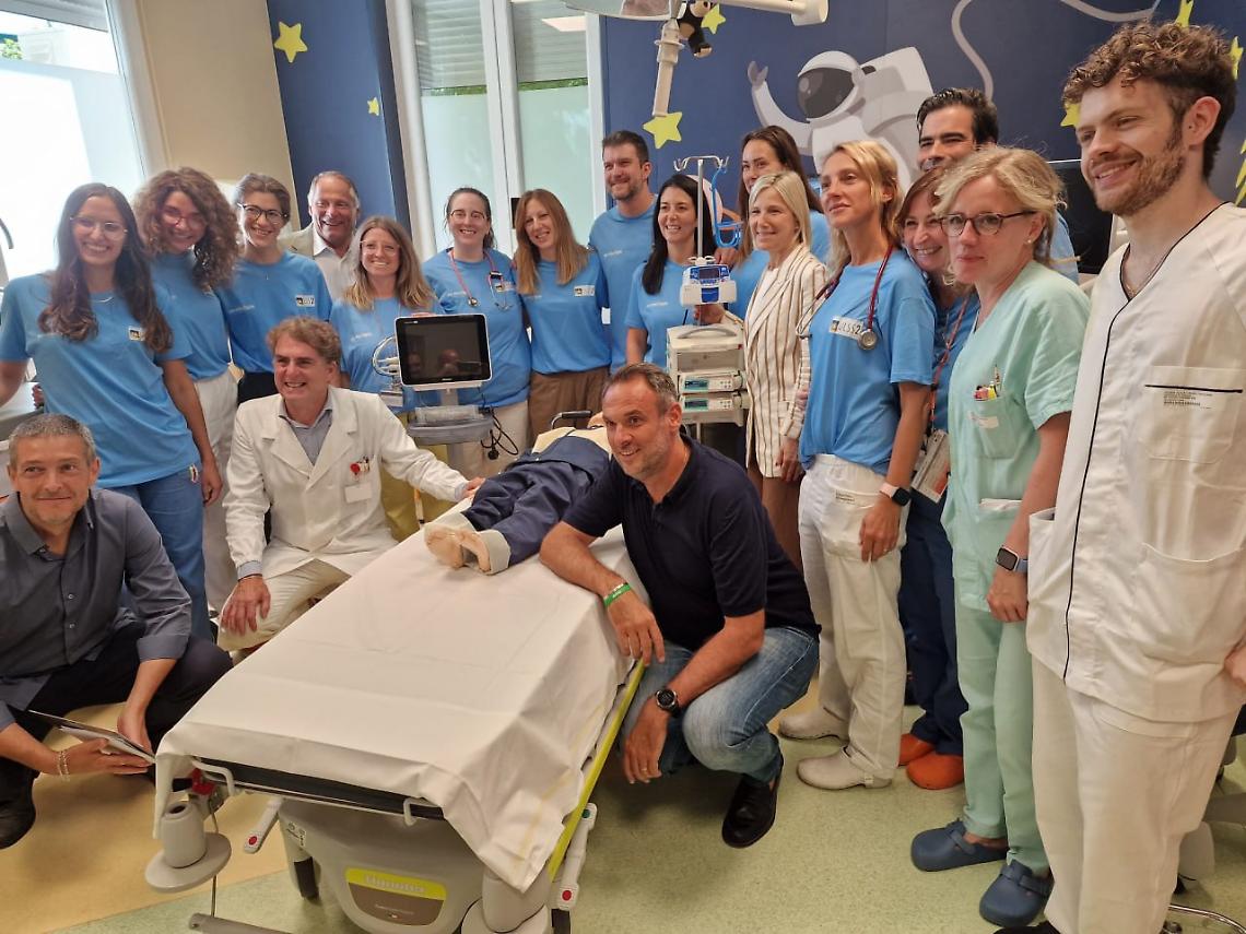 L'assessore Lanzarin in visita al polo pediatrico del Ca' Foncello