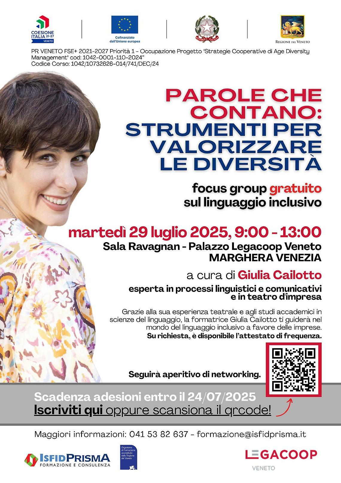 “Parole che contano”: a Venezia un workshop gratuito per un linguaggio più inclusivo e consapevole