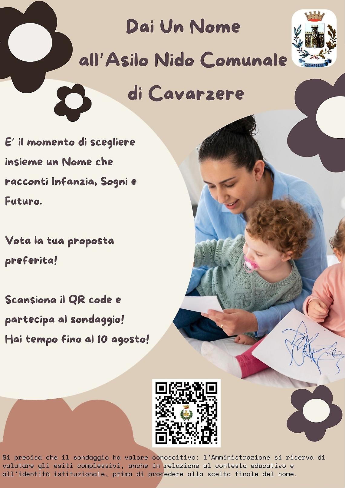 Cavarzere cerca un nome per il suo asilo nido: al via il sondaggio tra i cittadini
