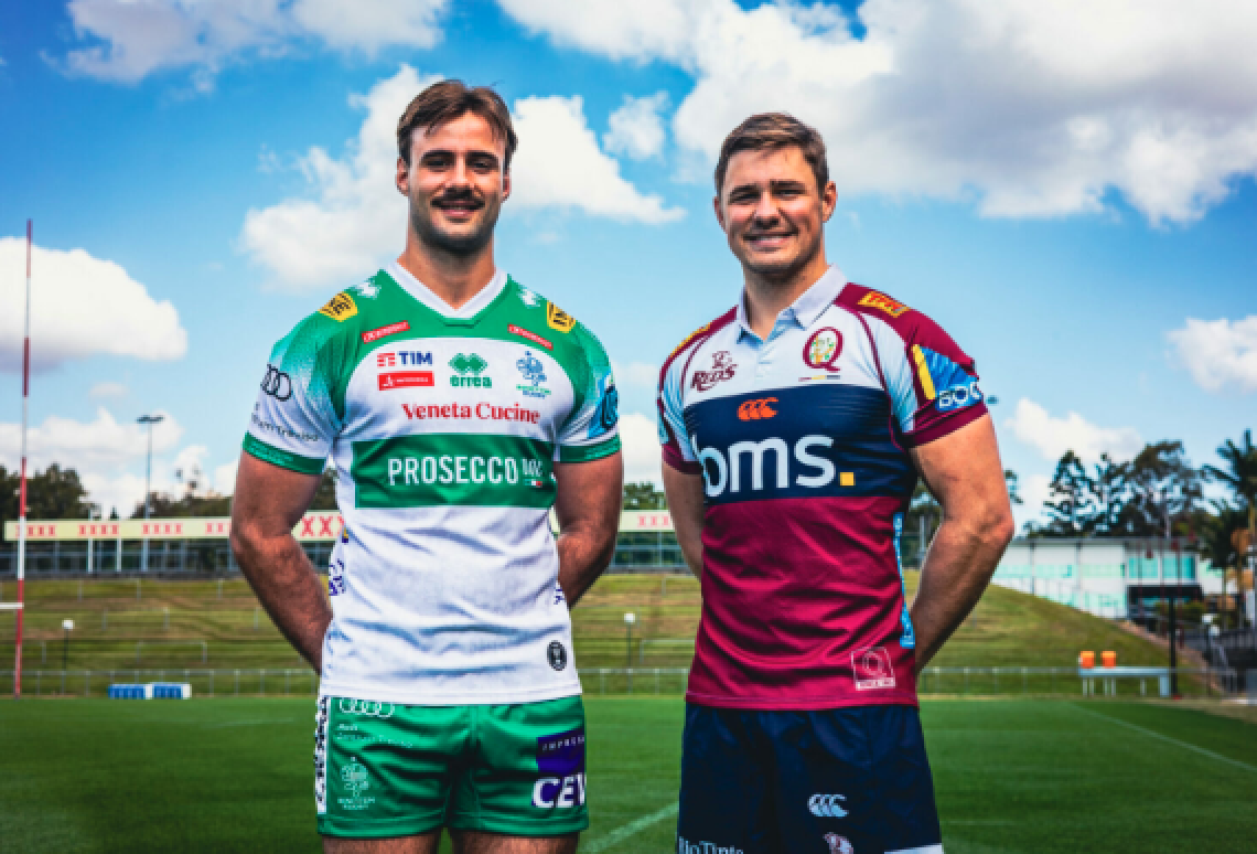 Benetton Rugby e Queensland Reds siglano una partnership di prestigio