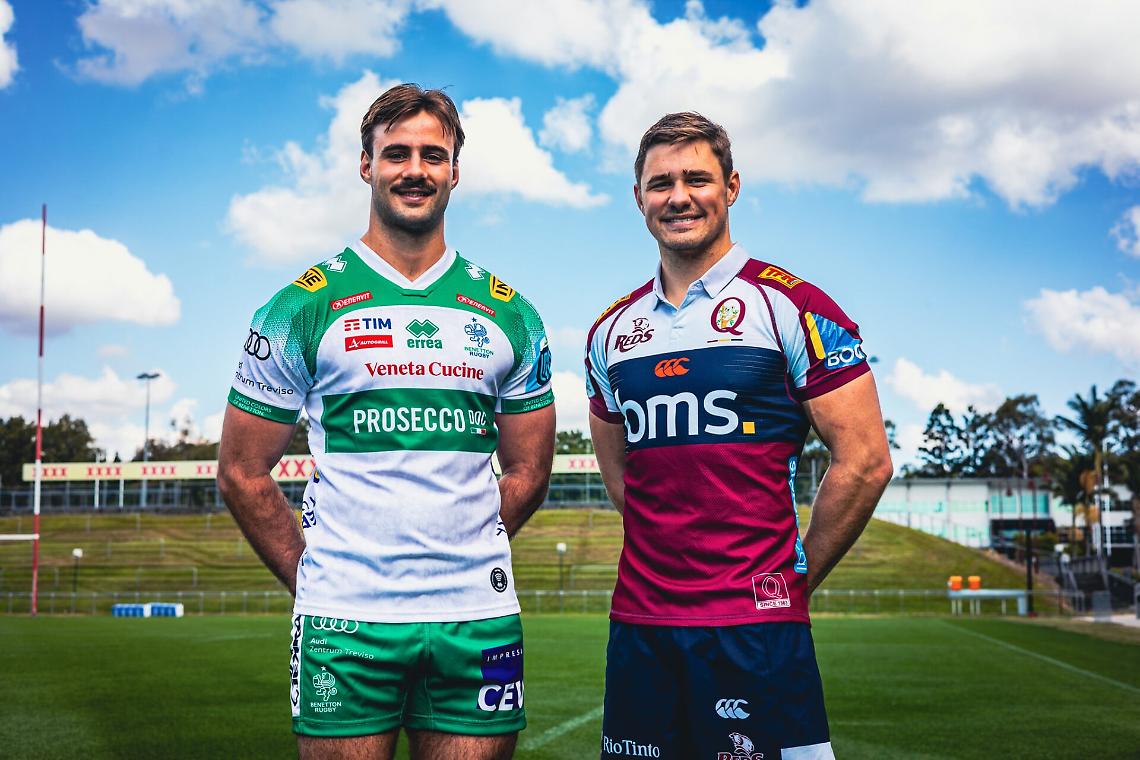 Accordo storico tra Benetton Rugby e Queensland Reds: scambio di talenti e test match a Treviso nel 2026