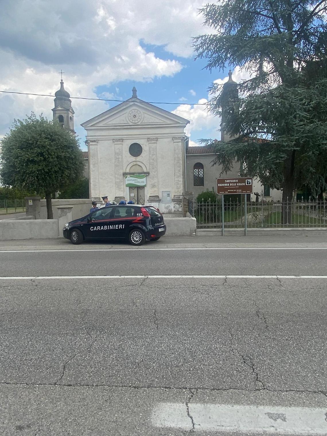 Furti nelle chiese del Trevigiano: 42enne veneziano denunciato dai Carabinieri