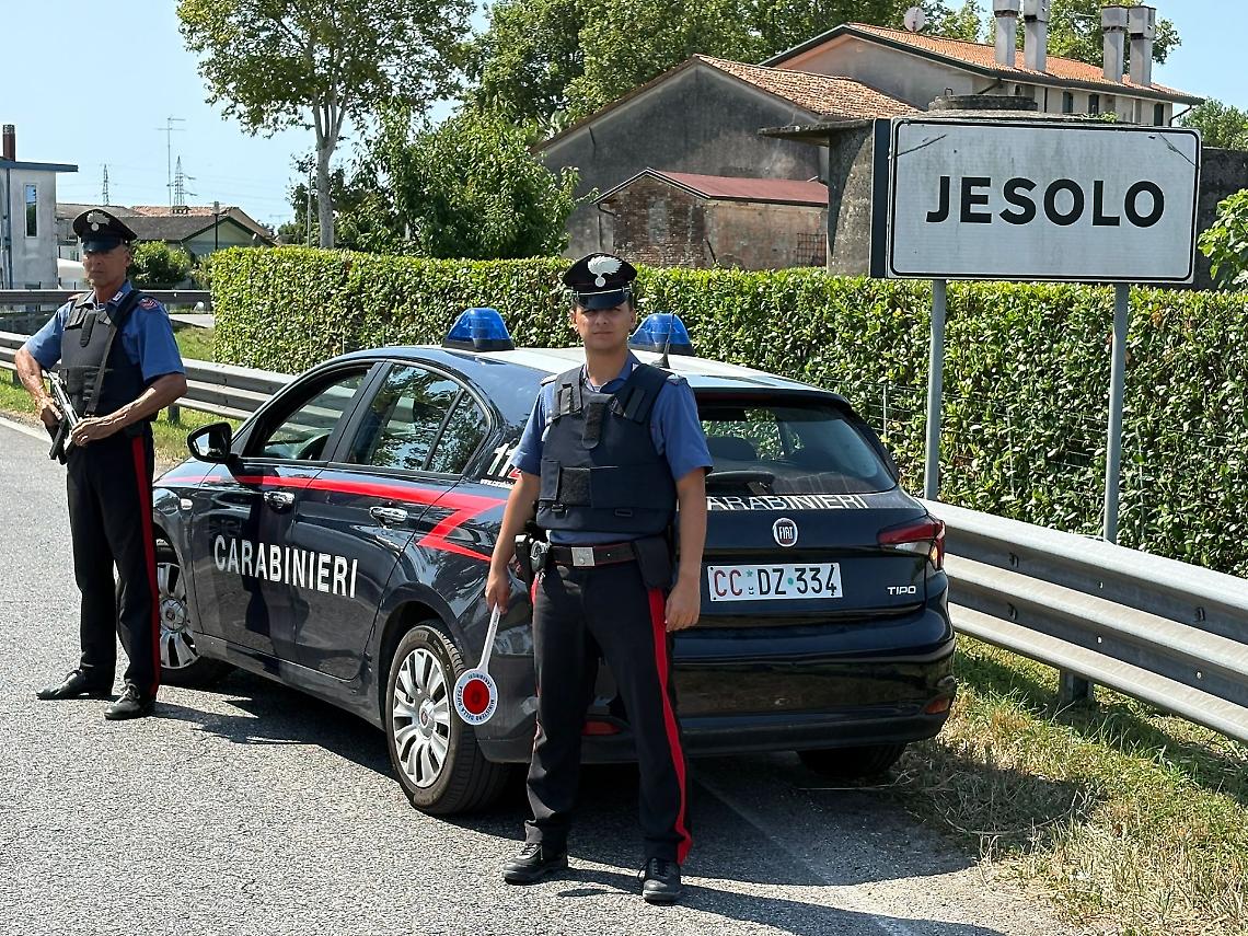 Jesolo, arrestato un 30enne per resistenza e aggressione ai Carabinieri