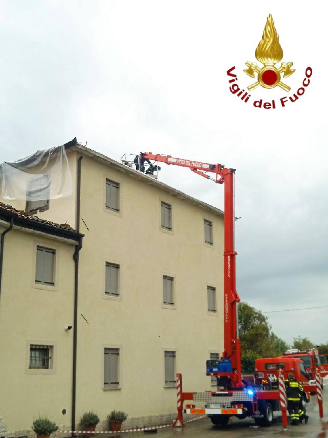 Maltempo sul Trevigiano, oltre 100 interventi dei Vigili del Fuoco