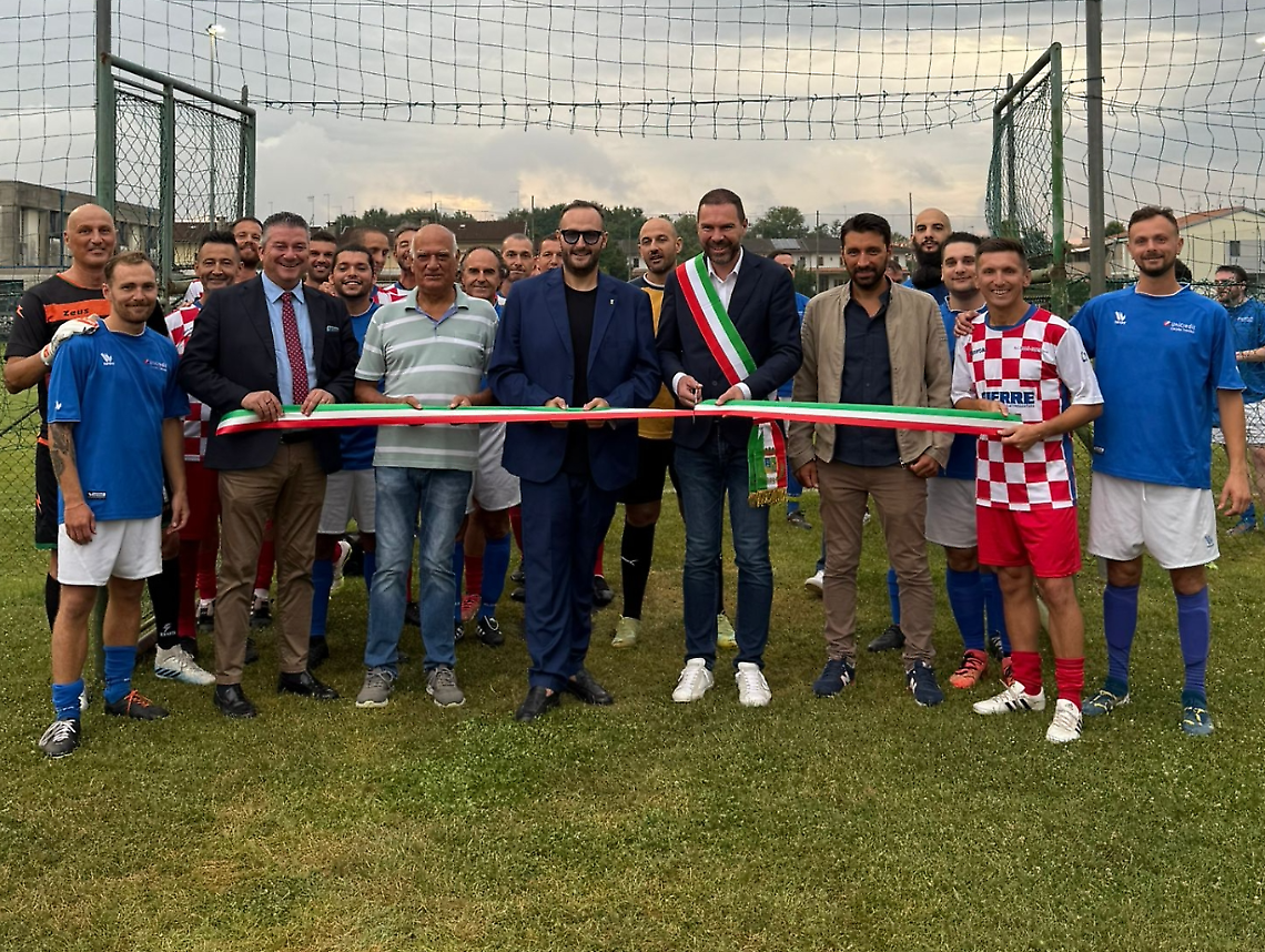 Mogliano Veneto: nuova luce per il campo sportivo del Quartiere Ovest-Ghetto