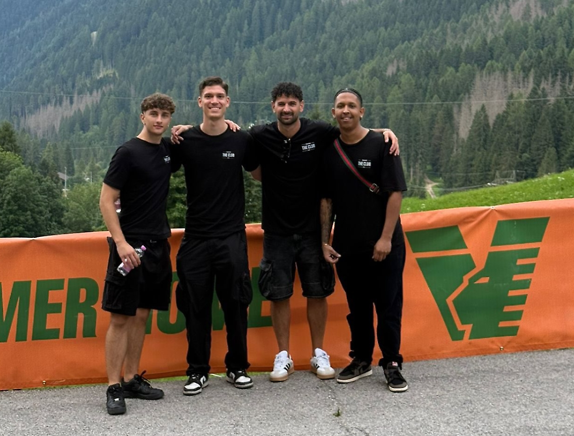 Michele Fontolan e The Club Barbershop nel ritiro del Venezia FC