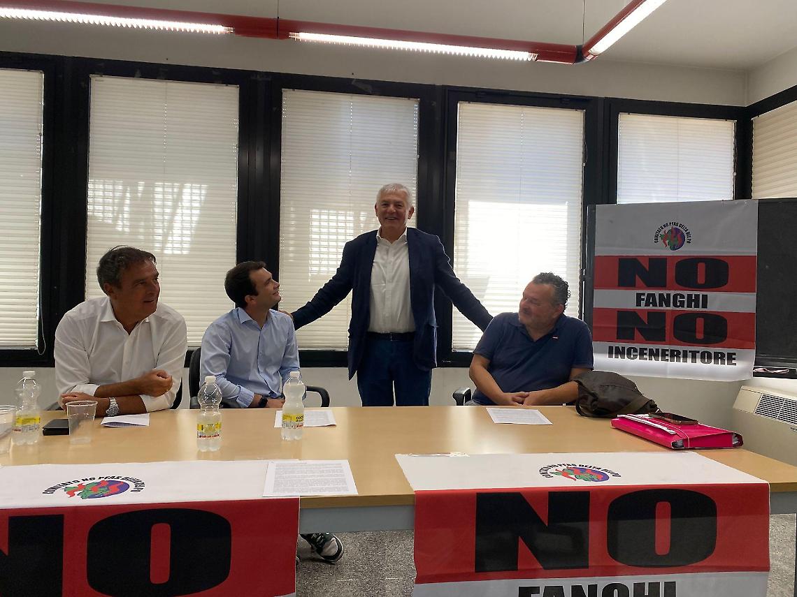Il sindaco Mario Mantovan all'incontro 'No PFAS'