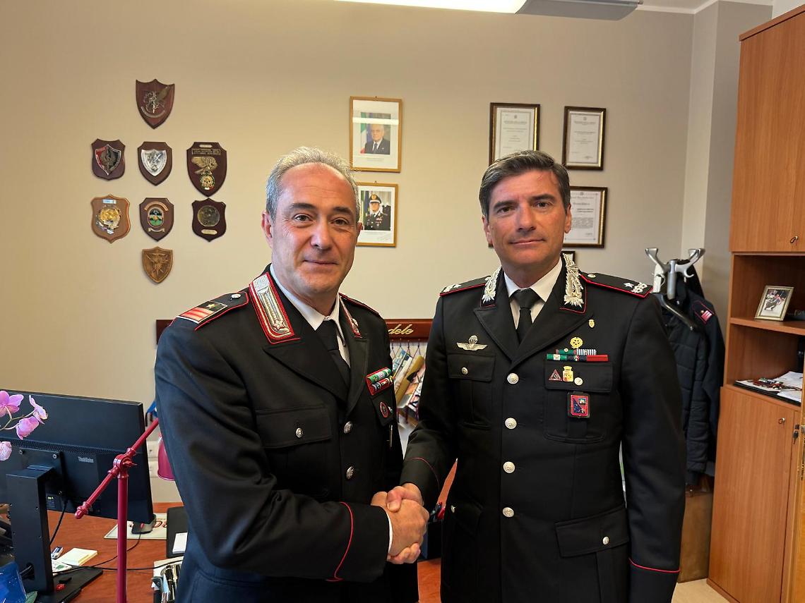 Il Luogotenente Salvatore Balsamo lascia il comando della Stazione Carabinieri di Ponso dopo 21 anni di servizio