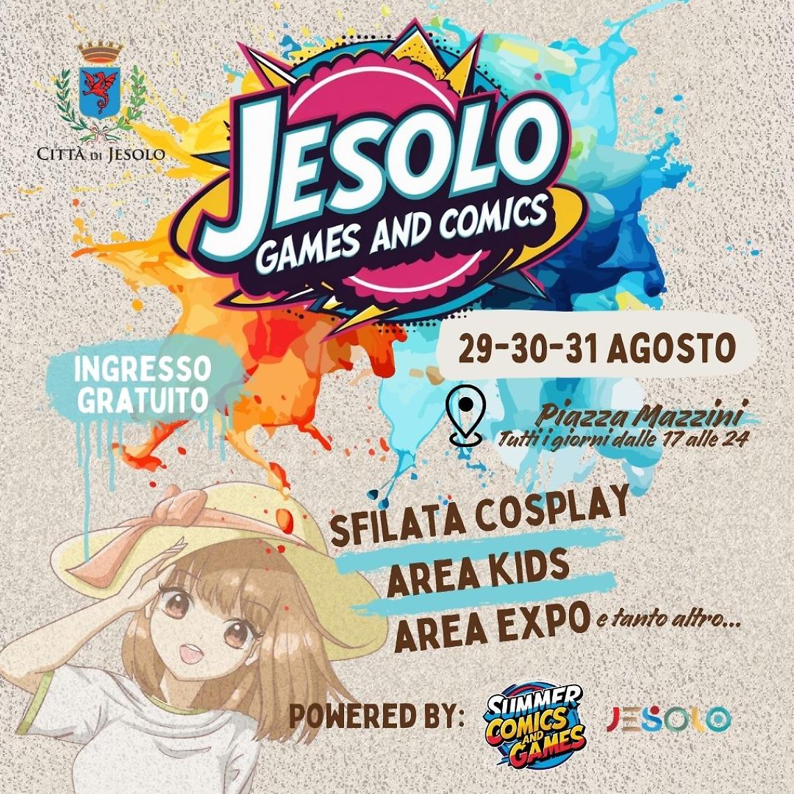 Jesolo si veste di fantasia: arriva il festival Games & Comics tra fumetti, giochi e magia cosplay