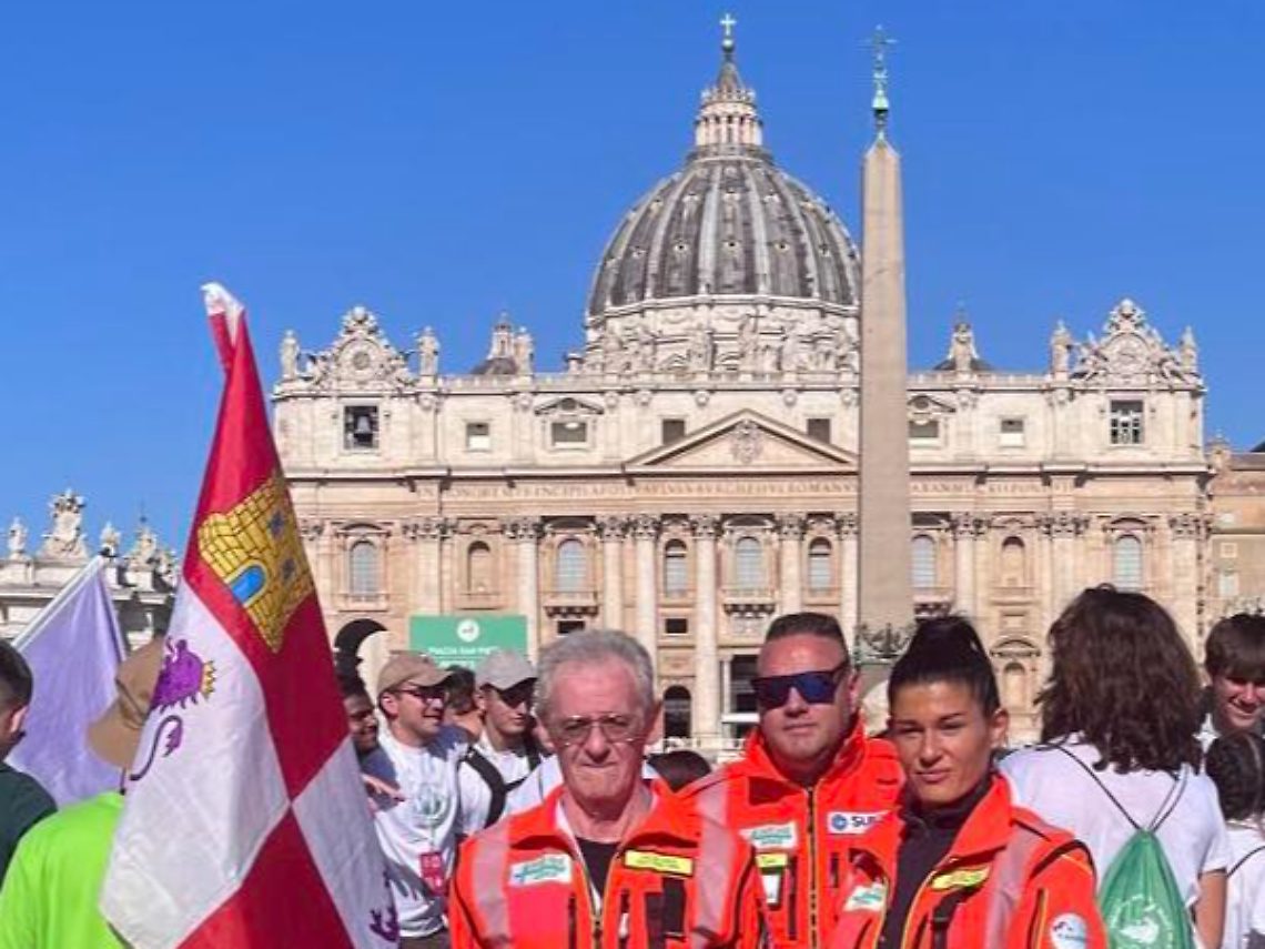 I tre volontari veneti in servizio a Roma