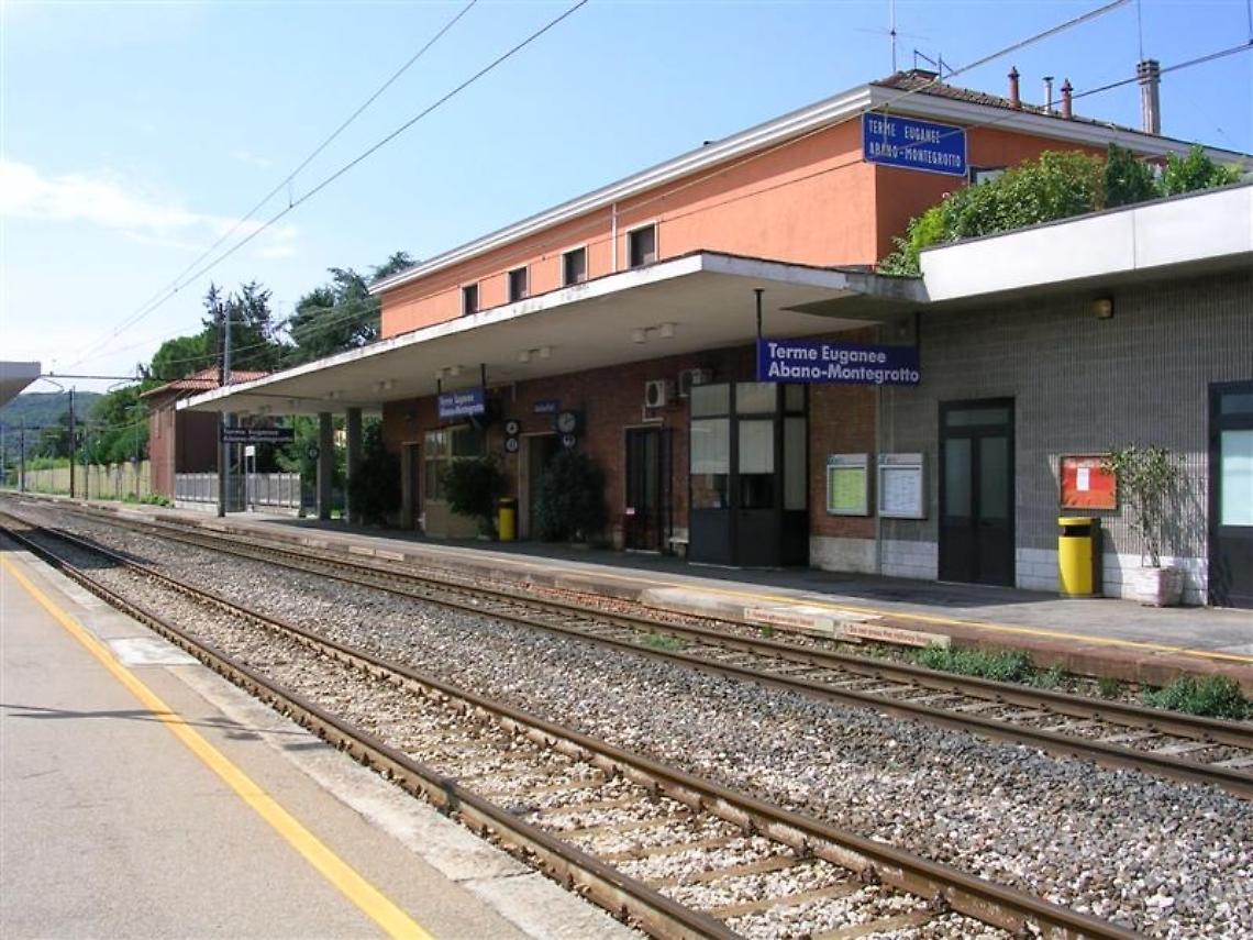 La stazione ferroviaria di Abano-Montegrotto