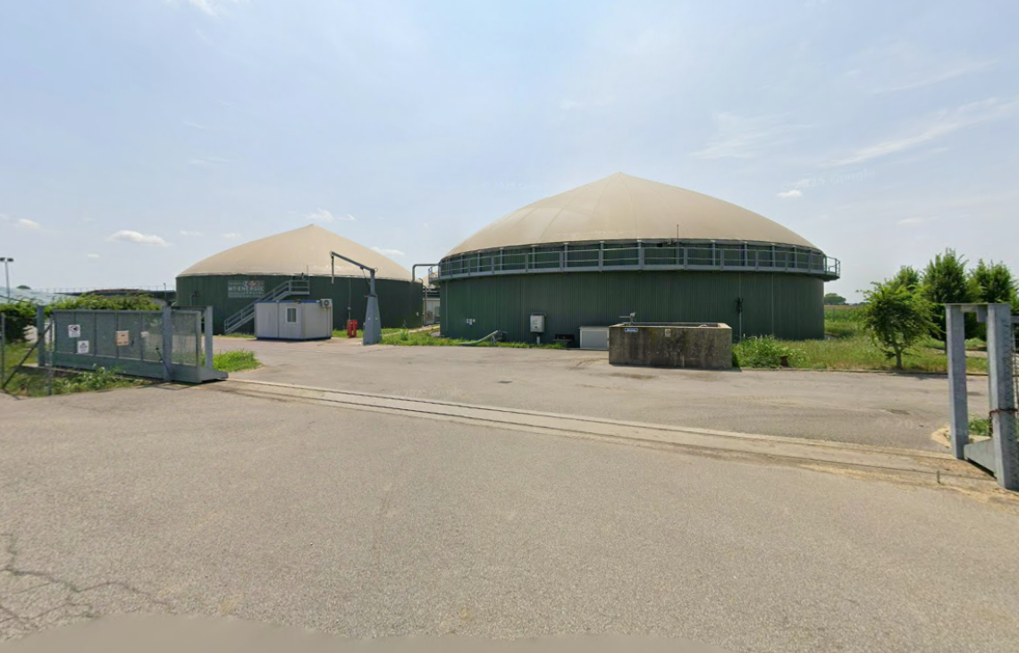 L'impianto a biogas di Pozzonovo