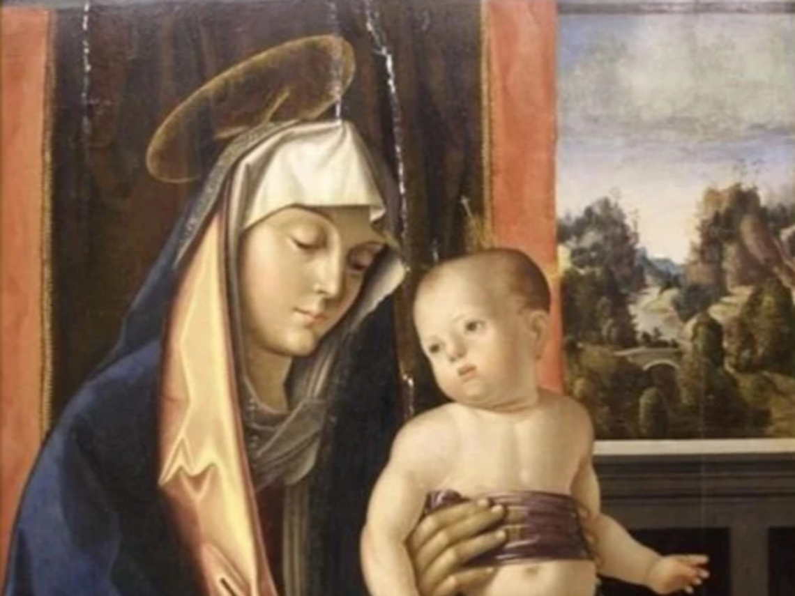 Madonna con Gesù Bambino di Antonio Solario