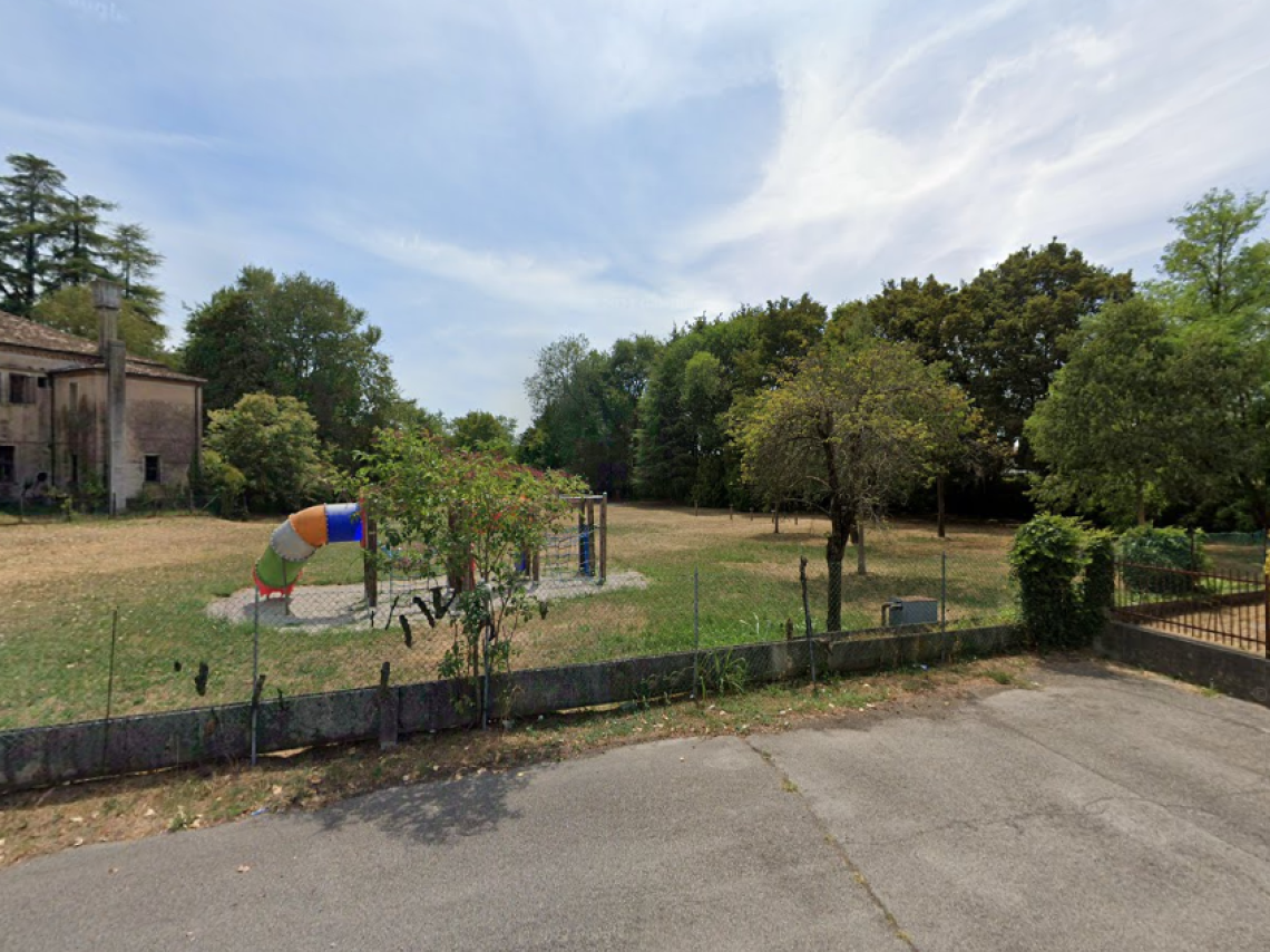 Il parco comunale di Spresiano prima dell'intervento