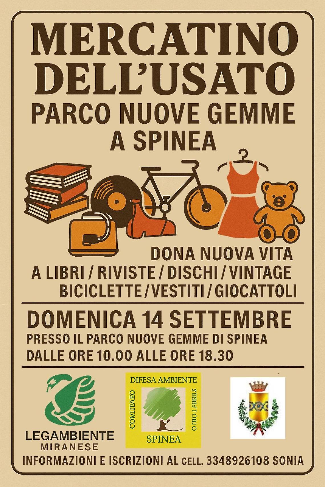 A Spinea torna il Mercatino dell’Usato: sostenibilità, comunità e riuso per i 15 anni di Legambiente Miranese