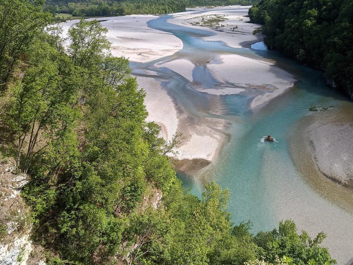 Le Grave di Ciano lungo il Tagliamento