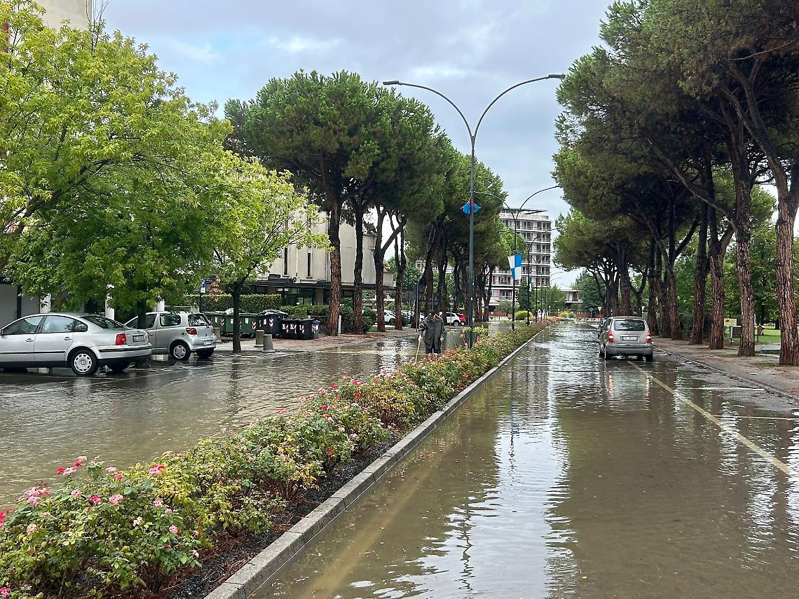 Foto degli allagamenti a Montegrotto