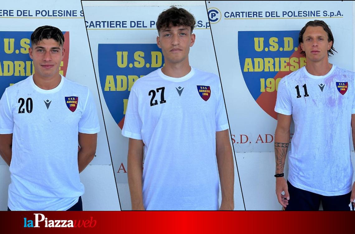Da sinistra, Camerotto, Cescon e Gozzerini