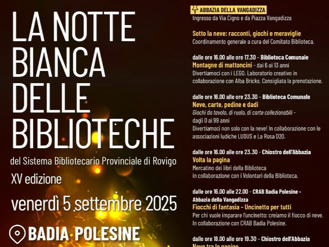 Locandina dell'evento