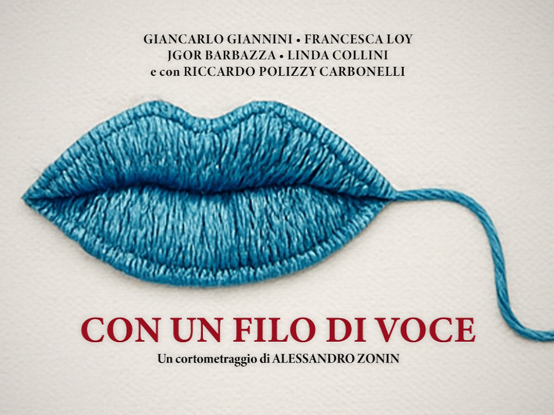 Locandina del cortometraggio "Con un filo di voce"