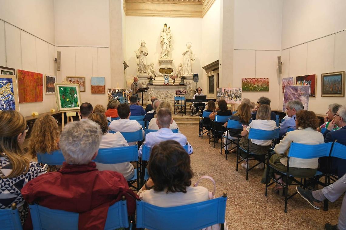 Inaugurazione della mostra all’oratorio della Beata Vergine del Rosario