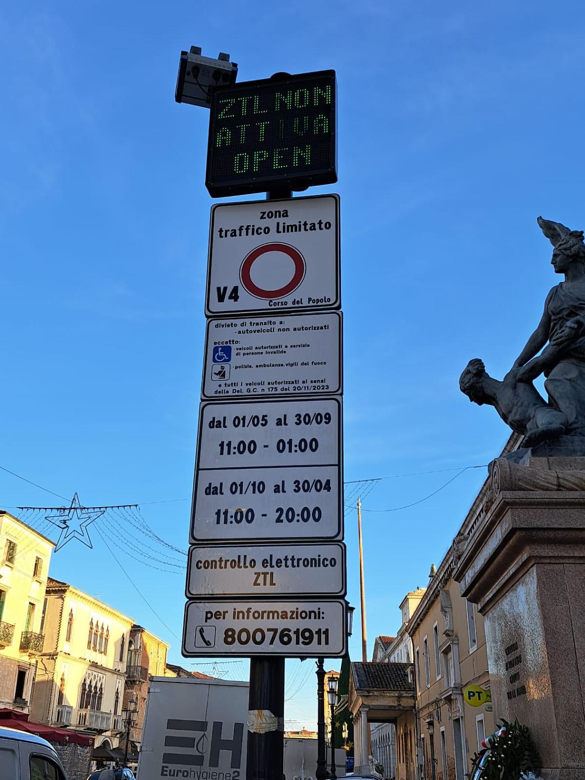 Chiaviche elettroniche anche in uscita: la Ztl di Chioggia diventa completamente attiva