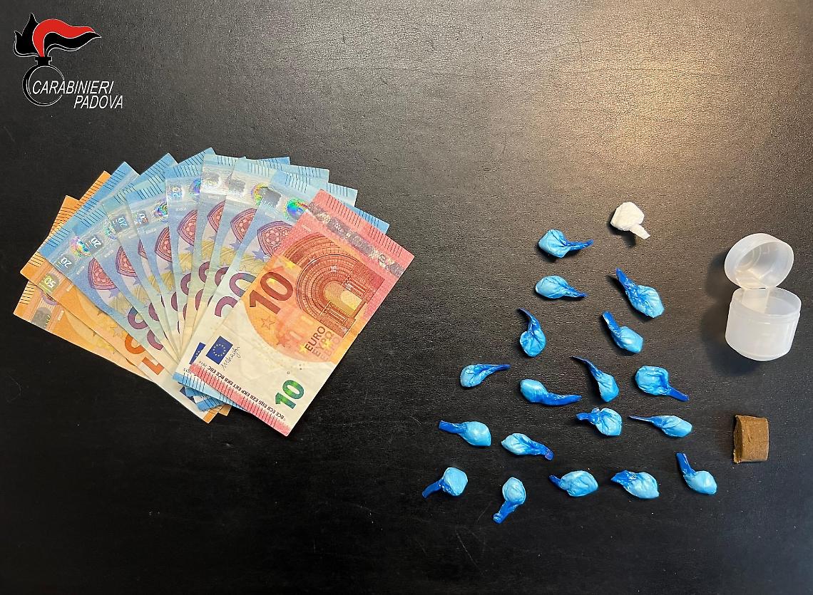 Montagnana, spaccio in parcheggio pubblico: arrestato 29enne dopo inseguimento