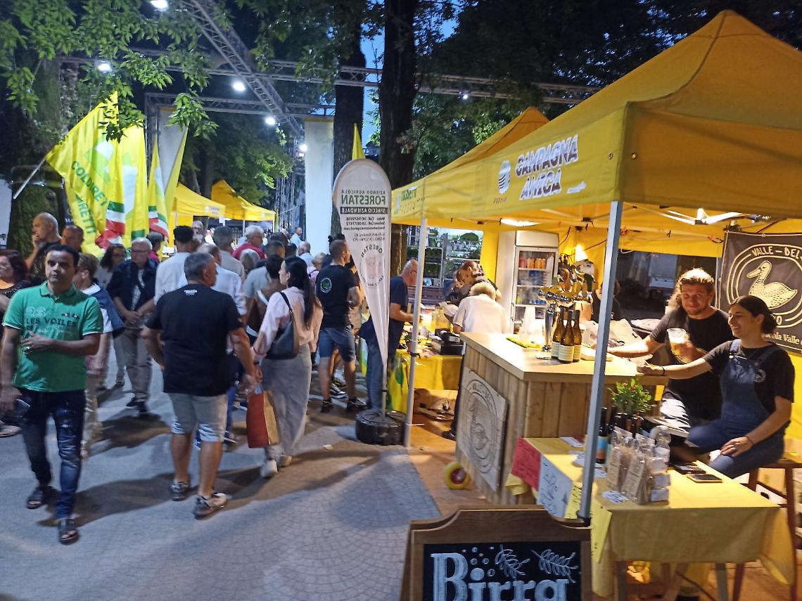 Lo stand di Campagna Amica alla sagra di Conselve
