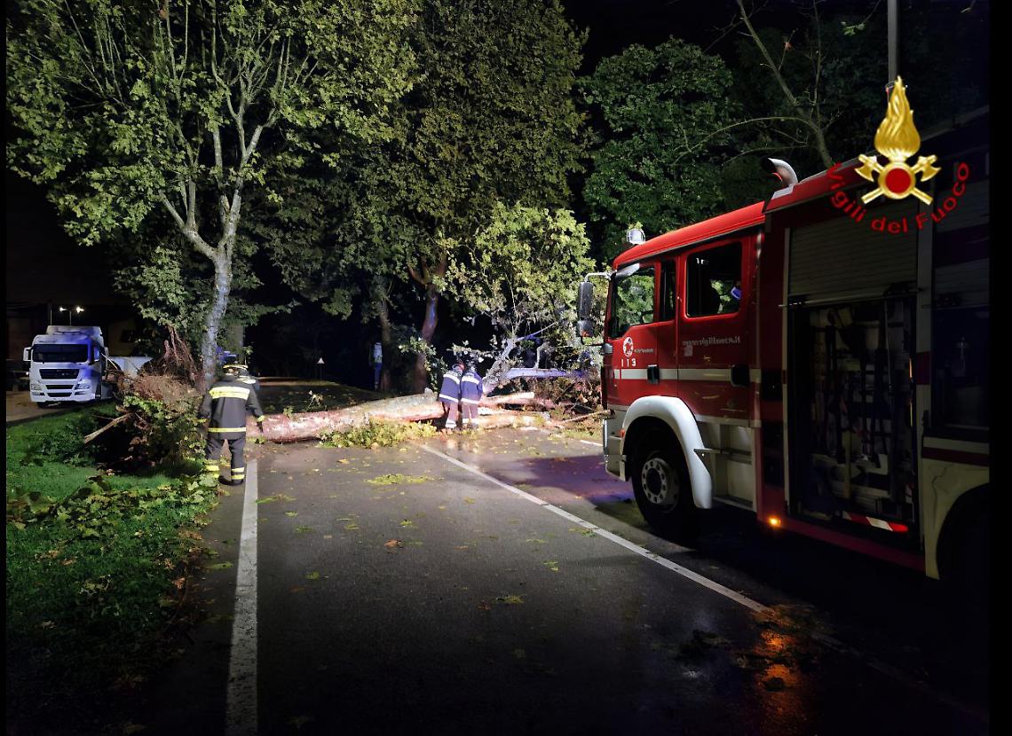 Maltempo nel Vicentino: temporale notturno provoca allagamenti e danni ingenti