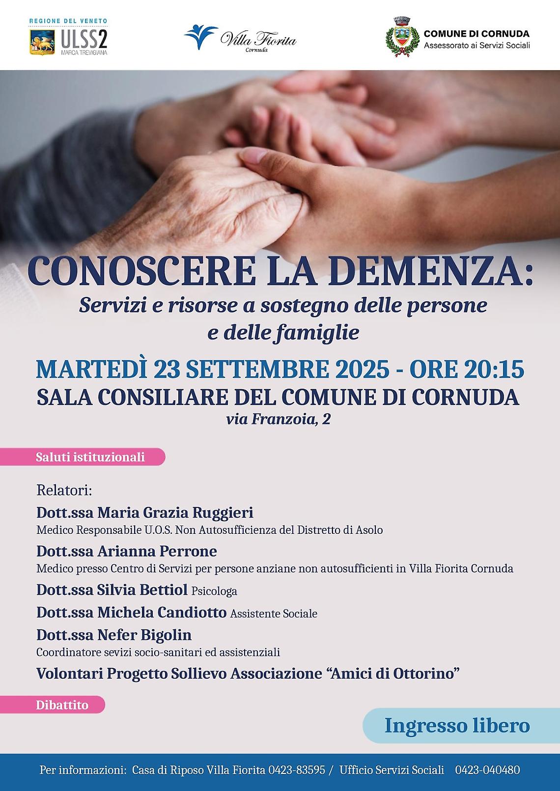 Alzheimer, oltre un mese di iniziative nel Trevigiano per sensibilizzare e supportare le famiglie 