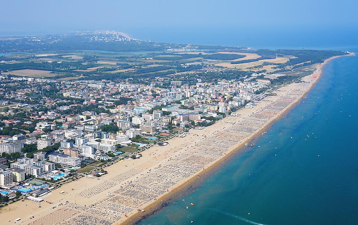 Bibione vista dall'alto