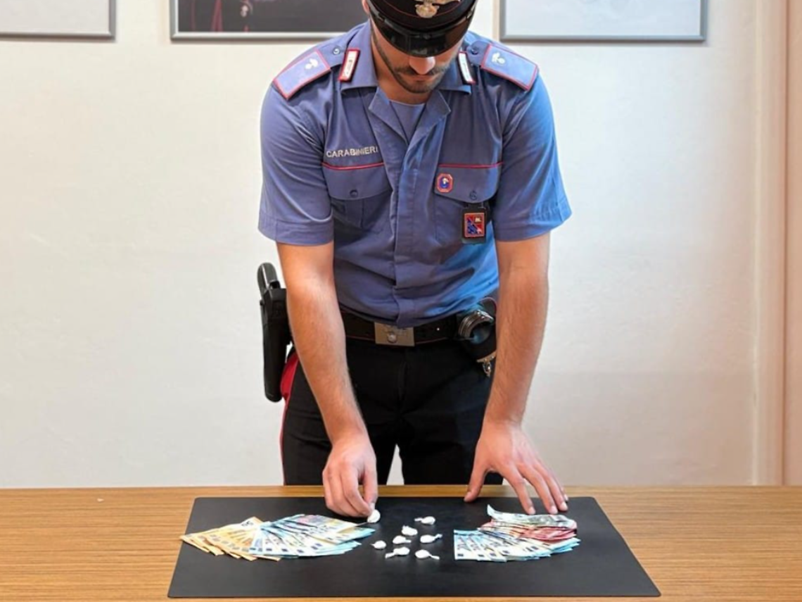 Foto della sostanza sequestrata