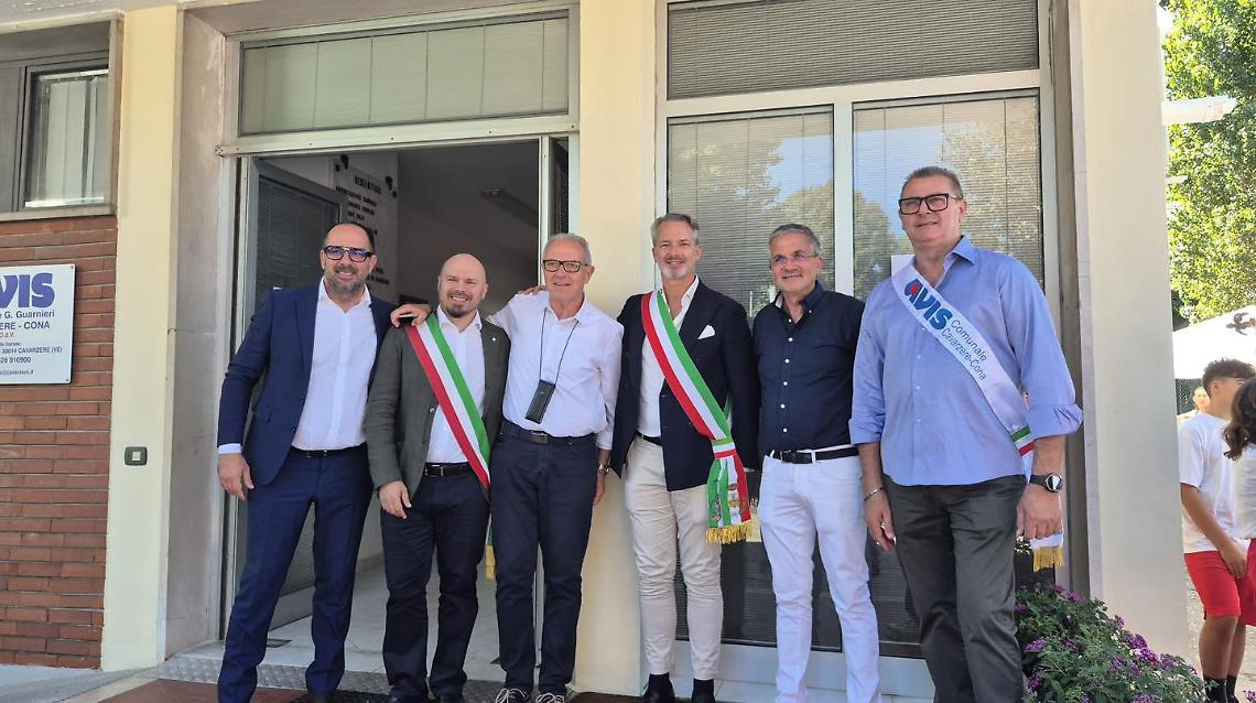 Cavarzere inaugura la nuova sede Avis dedicata al dott. Giancarlo Guarnieri