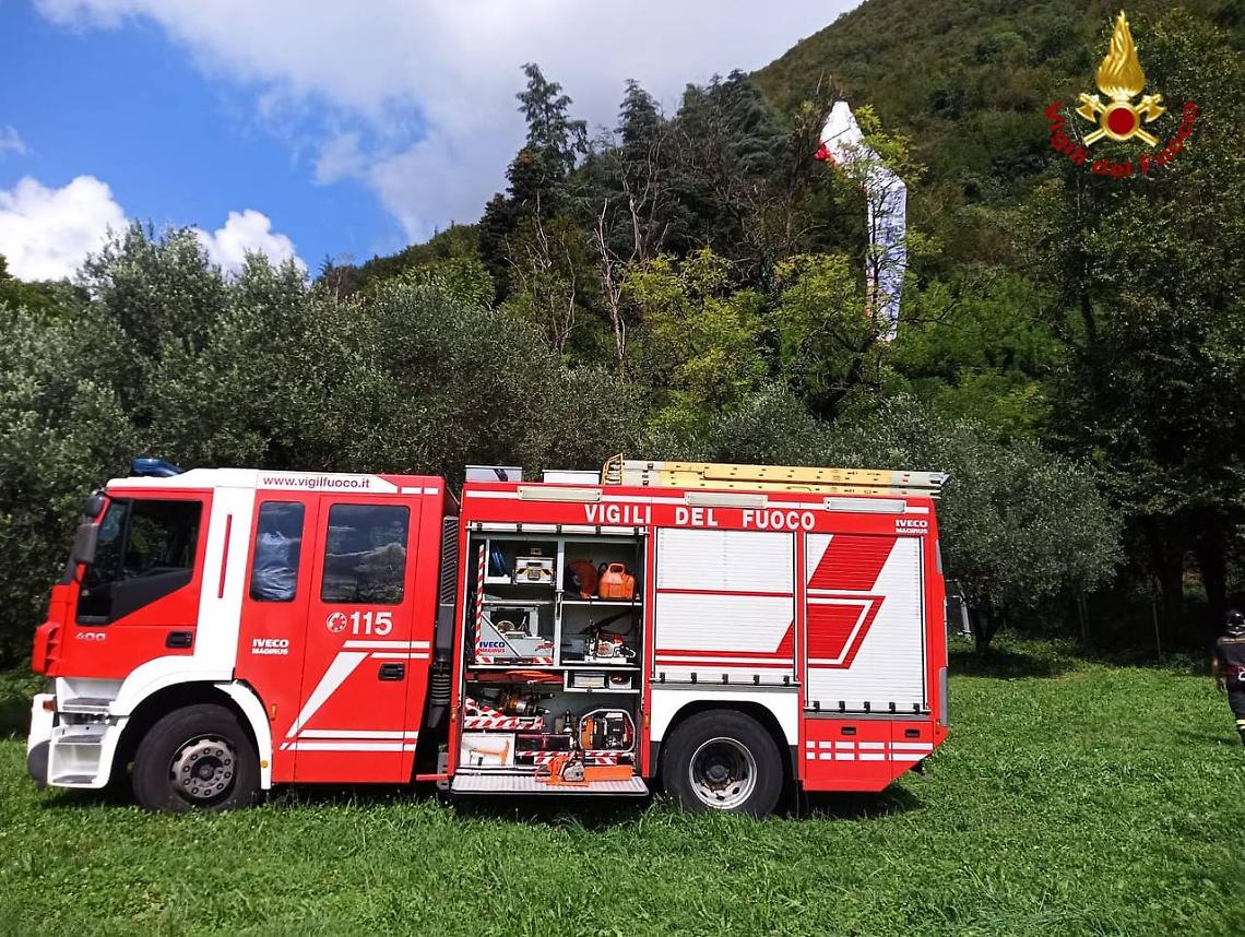 Foto delle operazioni di salvataggio