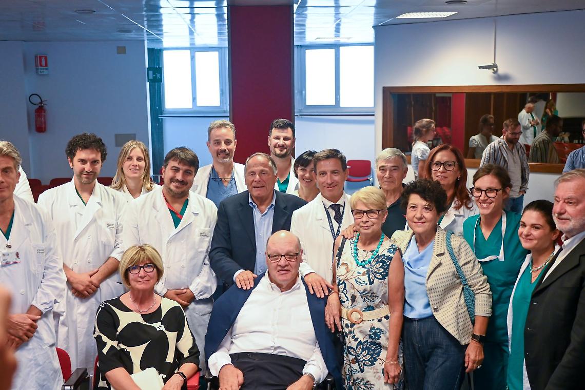 Foto di gruppo della cardiochirurgia del Ca' Foncello