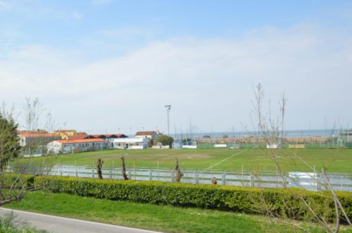Lo stadio di Pellestrina