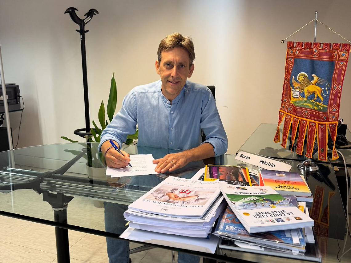 Il consigliere regionale Fabrizio Boron (Gruppo Misto)