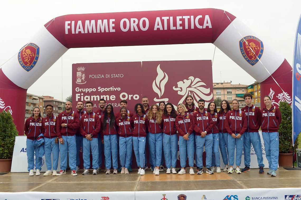 Le Fiamme Oro scelgono le Terme Euganee per la rigenerazione sportiva: Mattia Furlani guida la squadra