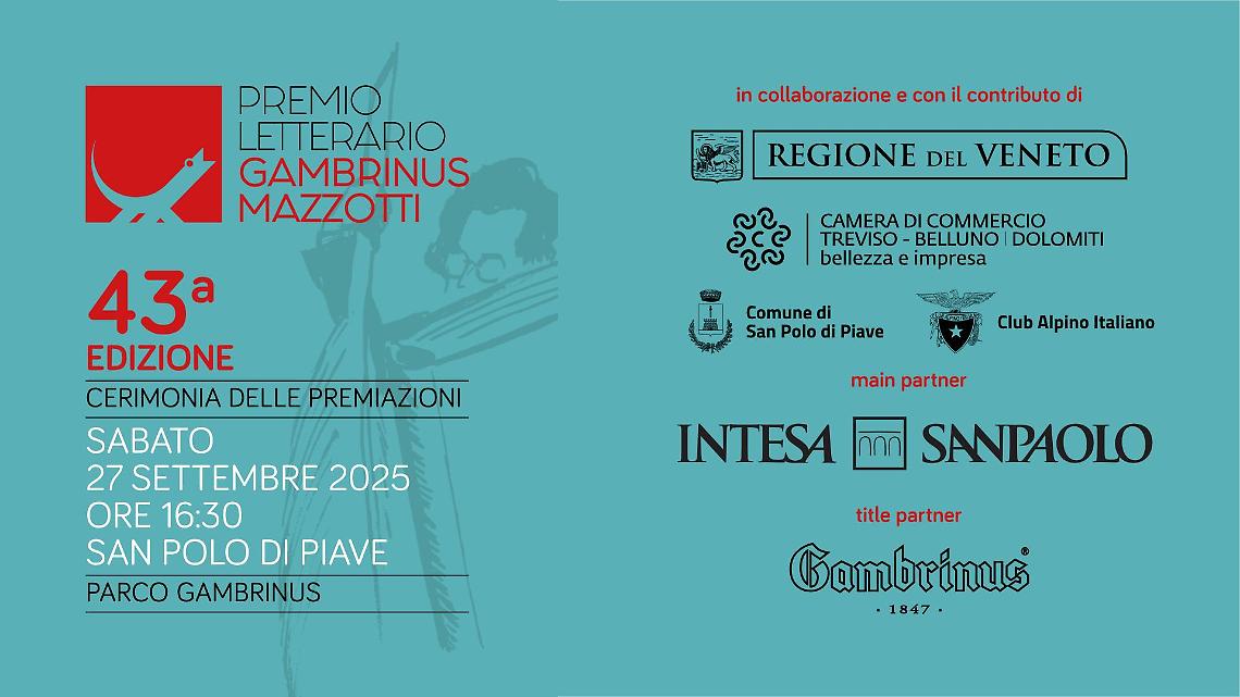 Locandina della premiazione