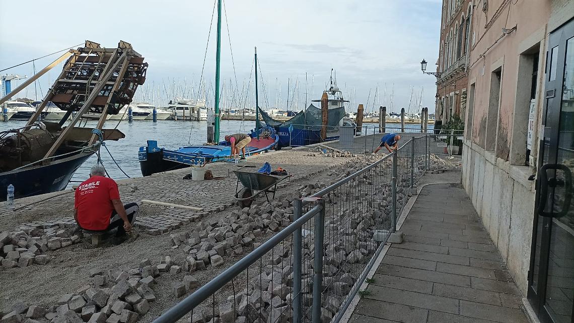 Chioggia, fondamenta Canal Lombardo: parte il secondo stralcio della ristrutturazione
