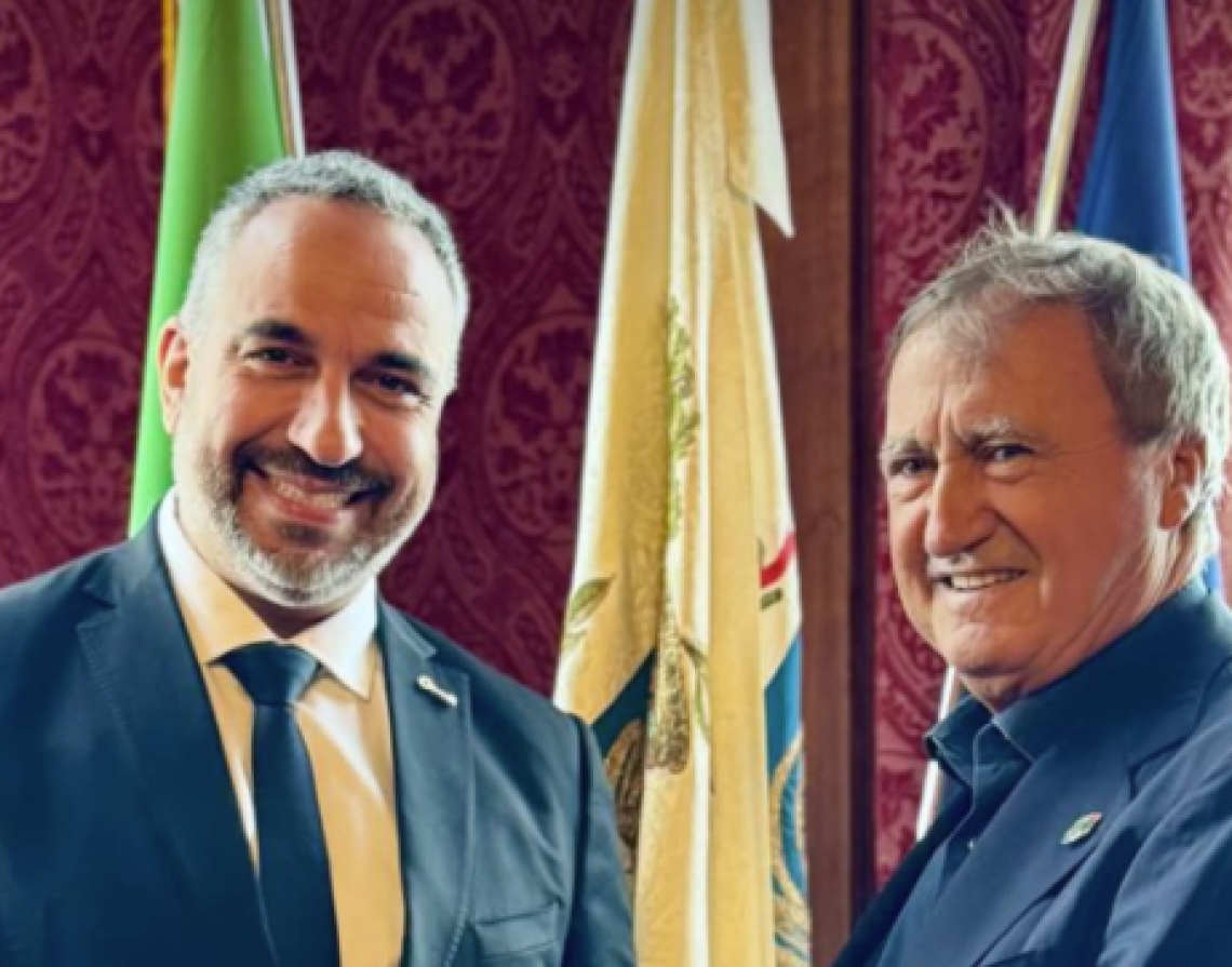 L'incontro tra Brugnaro e Canawati