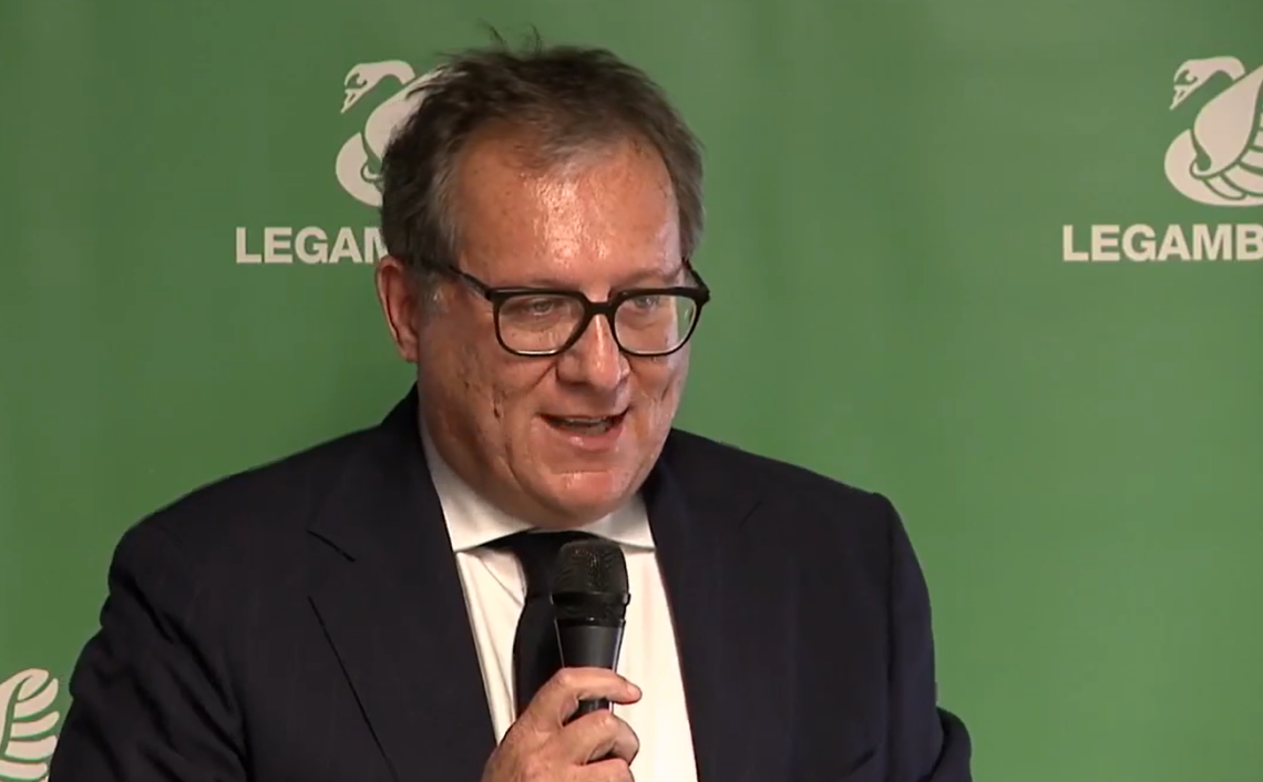 Giovanni Manildo all'evento di Legambiente