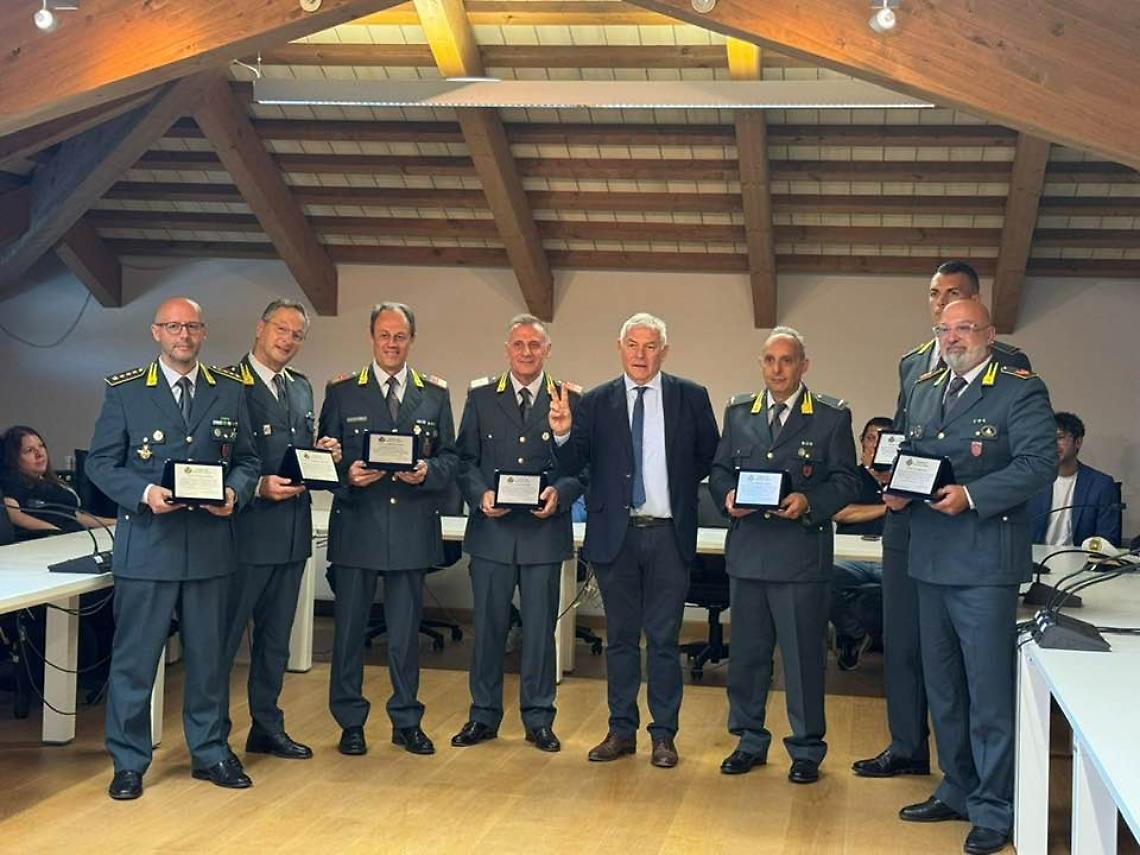 Targa alla Guardia di Finanza