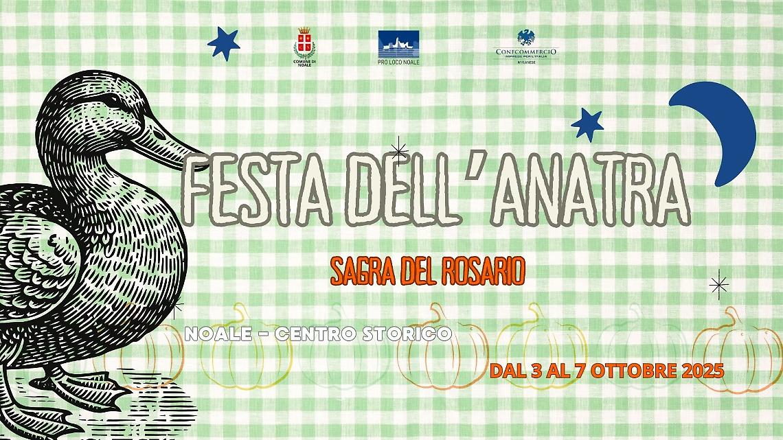 Festa dell’Anatra a Noale: un’edizione rinnovata dal 3 al 7 ottobre