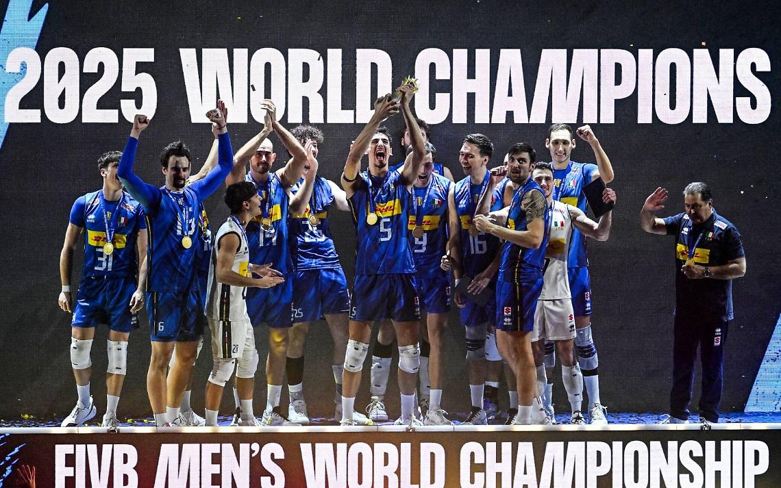 Italia padrona del volley mondiale: battuta la Bulgaria, gli azzurri conquistano il quinto titolo iridato